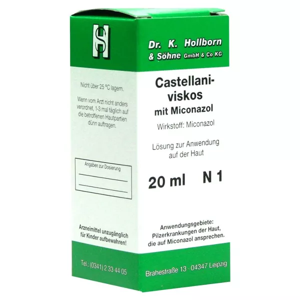 Castellani Viskos m. Miconazol Lösung 20 ml