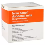 Produktabbildung: Ferro Sanol Duodenal mite 50 mg magensaf 100 St