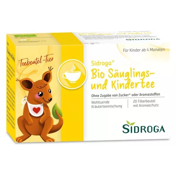 Sidroga Bio Säuglings- und Kindertee Filterbeutel, 20 x 1,3 g
