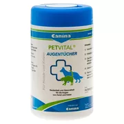 Produktabbildung: Petvital Feuchttücher für Augen vet. 120 St