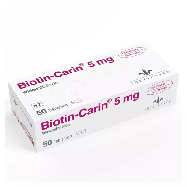 Biotin-carin 5 mg Tabletten 100 St