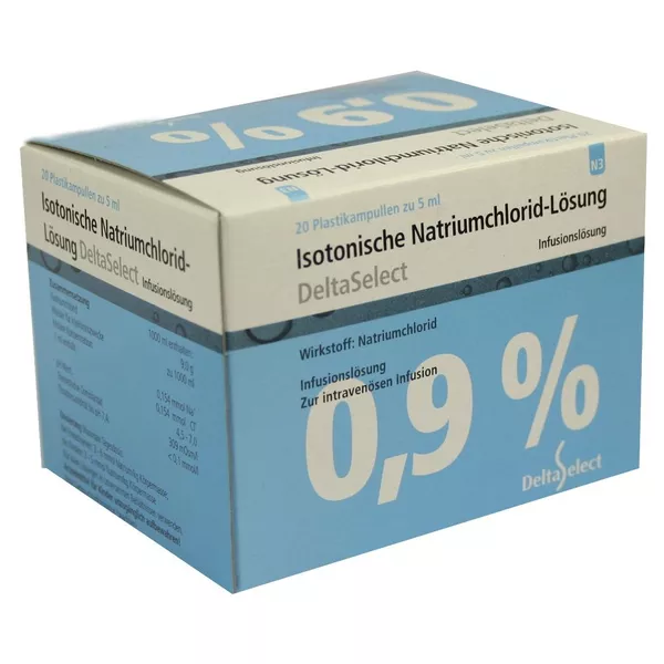 Isotonische NaCl 0,9% DELTAMEDICA Inf.-L 20X5 ml