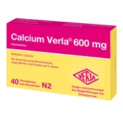 Produktabbildung: Calcium Verla 600 mg Filmtabletten 40 St