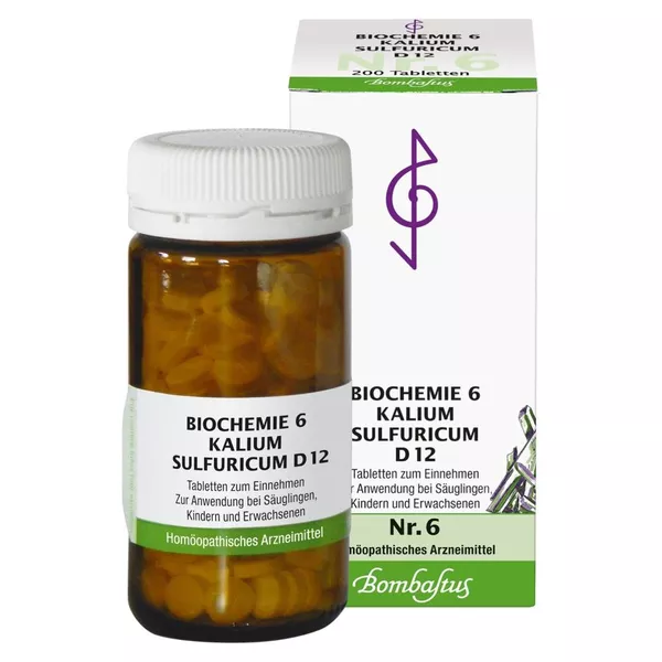 Biochemie 6 Kalium sulfuricum D 12 Tabletten 200 St