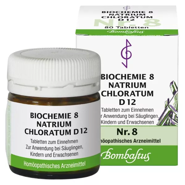 Biochemie 8 Natrium chloratum D 12 Table 80 St