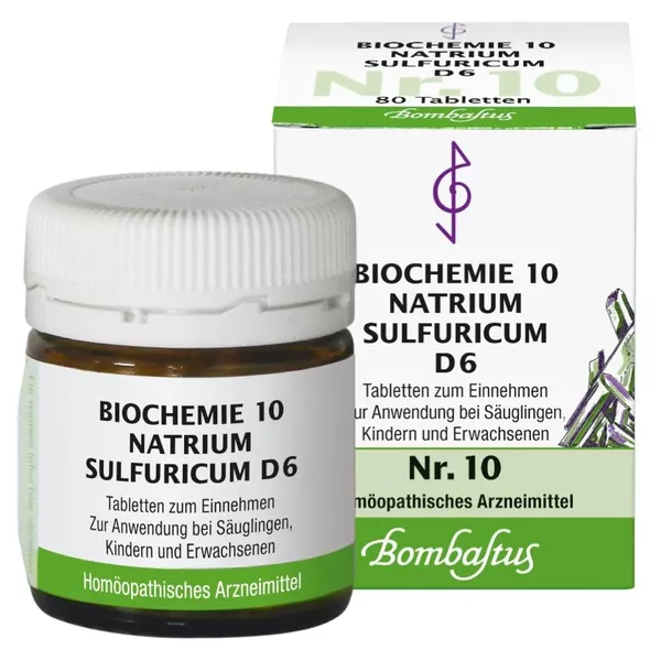 Biochemie 10 Natrium sulfuricum D 6 Tabl 80 St