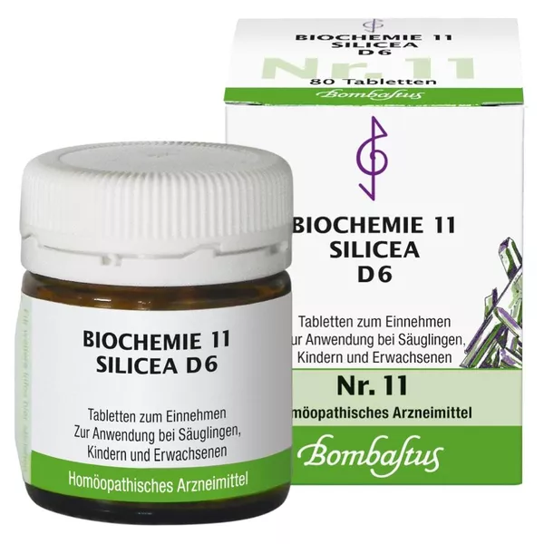 Biochemie 11 Silicea D 6 Tabletten 80 St