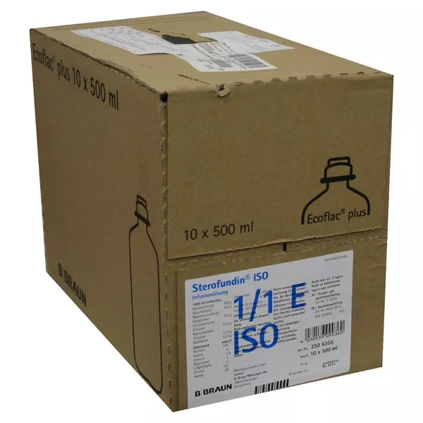Sterofundin ISO Ecoflac Plus Infusionslö 10X500 ml