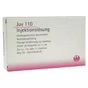 Produktabbildung: JUV 110 Injektionslösung 1,1 ml Ampullen 20X1,1 ml