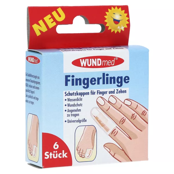 Fingerling Schutzkappen für Finger und Z 6 St