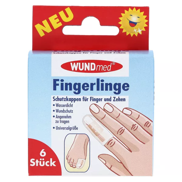 Fingerling Schutzkappen für Finger und Z 6 St