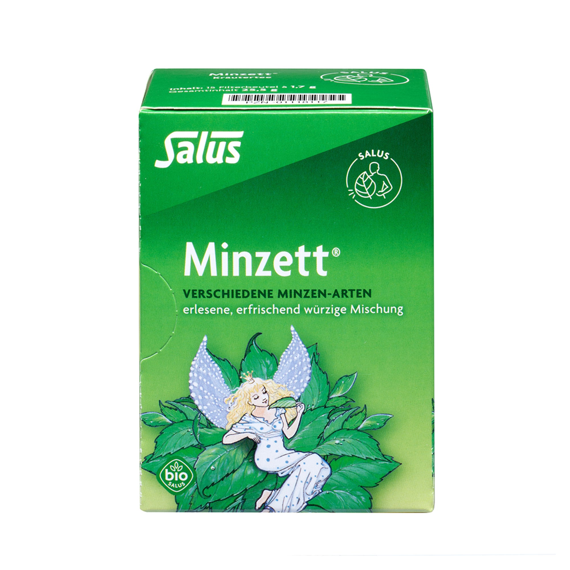 Minzett Kräutertee Bio Salus Filterbeute, 15 St
