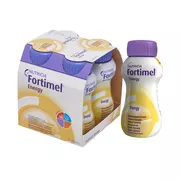 Produktabbildung: Fortimel Energy Trinknahrung Banane 4X200 ml