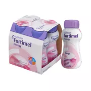 Produktabbildung: Fortimel Energy Trinknahrung Erdbeere 4X200 ml
