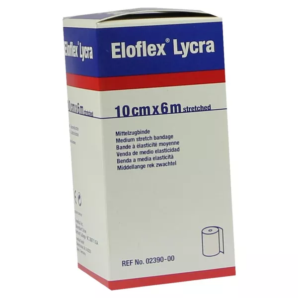 Eloflex Lycra Kompressionsbinde 10 cm x 7 m 1 St