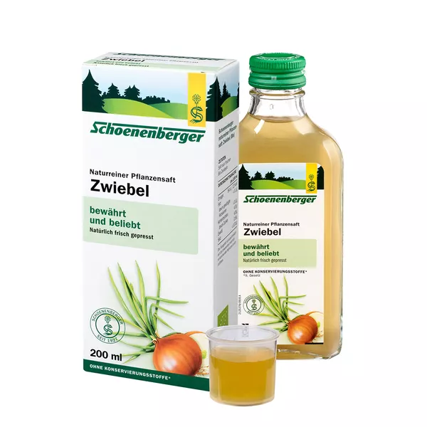 Zwiebelsaft Naturrein Schoenenberger, 200 ml
