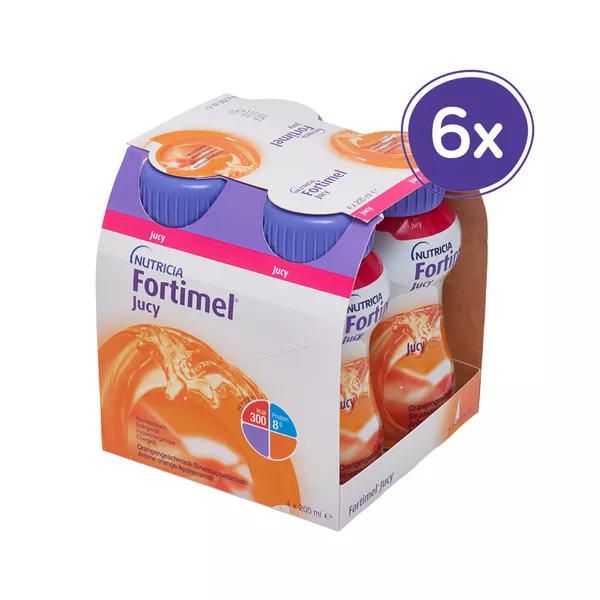 Fortimel Jucy Orangengeschmack 6X4X200 ml