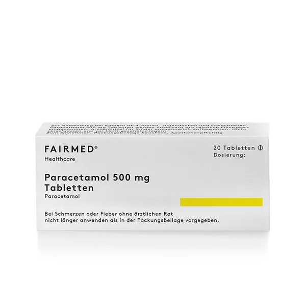 Paracetamol 500 mg 20 St