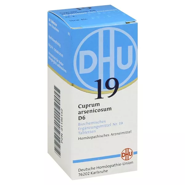 DHU Schüßler-Salz Nr. 19 Cuprum arsenicosum D6 80 St