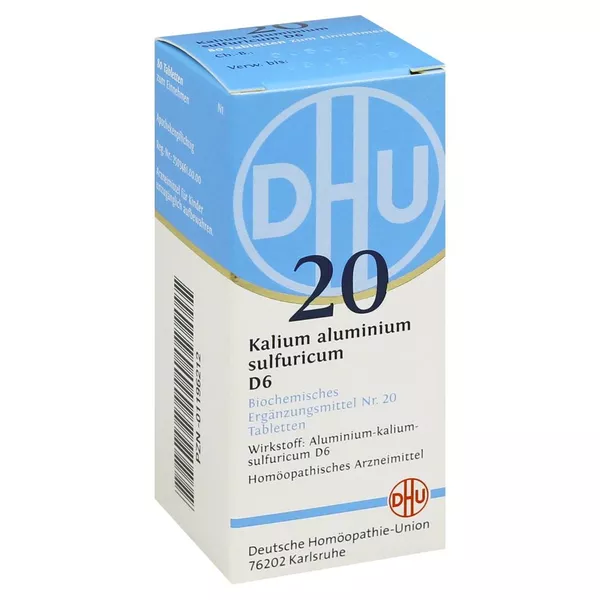 DHU Schüßler-Salz Nr. 20 Kalium aluminium sulfuricum D6, 80 St.