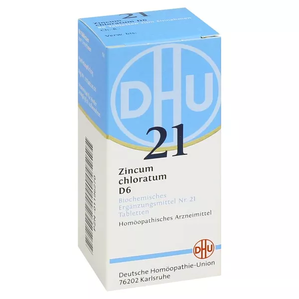 DHU Schüßler-Salz Nr. 21 Zincum chloratum D6 80 St