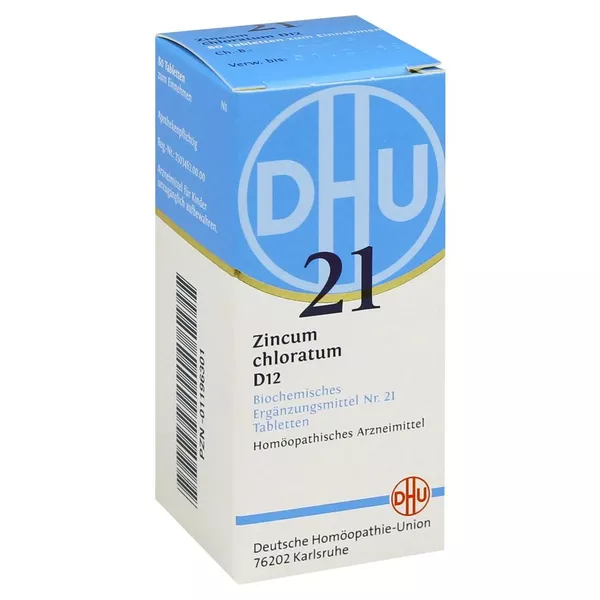 DHU Schüßler-Salz Nr. 21 Zincum chloratum D12 80 St