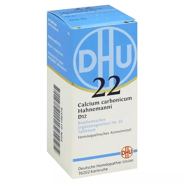 DHU Schüßler-Salz Nr. 22 Calcium carbonicum Hahnemanni D12 80 St