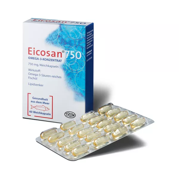 Eicosan 750 Omega-3 Konzentrat Weichkaps 60 St