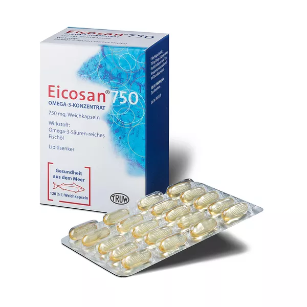 Eicosan 750 Omega-3 Konzentrat Weichkaps