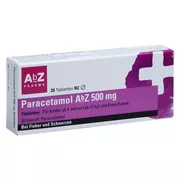 Produktabbildung: Paracetamol AbZ 500 mg Tabletten 20 St