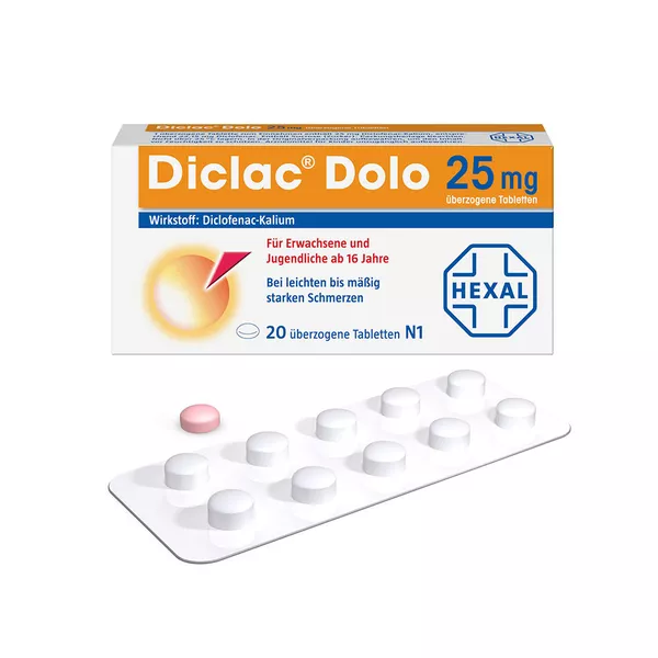 Diclac Dolo 25 mg, 20 St.