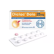 Produktabbildung: Diclac Dolo 25 mg