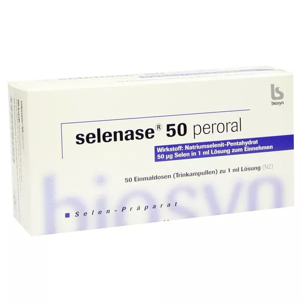 Selenase 50 Peroral Lösung zum Einnehmen 50X1 ml
