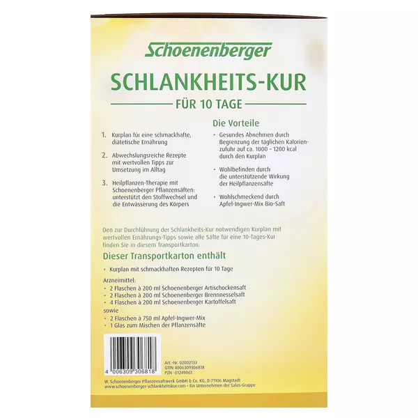 Schoenenberger Schlankheits-Kur 5 Elemente 1 P
