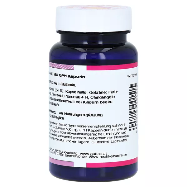 L-glutamin 500 mg Kapseln 30 St