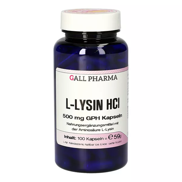 L-lysin 500 mg Kapseln 100 St