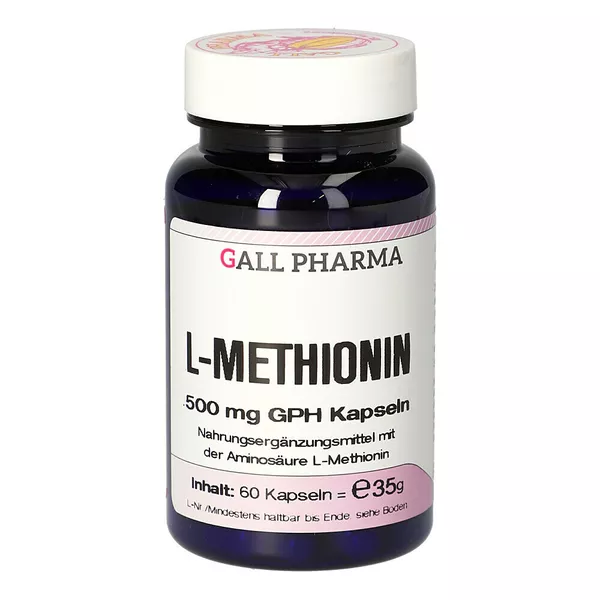 L-methionin 500 mg Kapseln 60 St