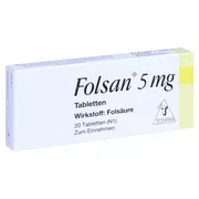 Produktabbildung: Folsan 5 mg Tabletten 20 St