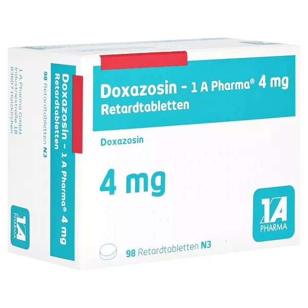 DOXAZOSIN-1A Pharma 4 mg Retardtabletten 98 St