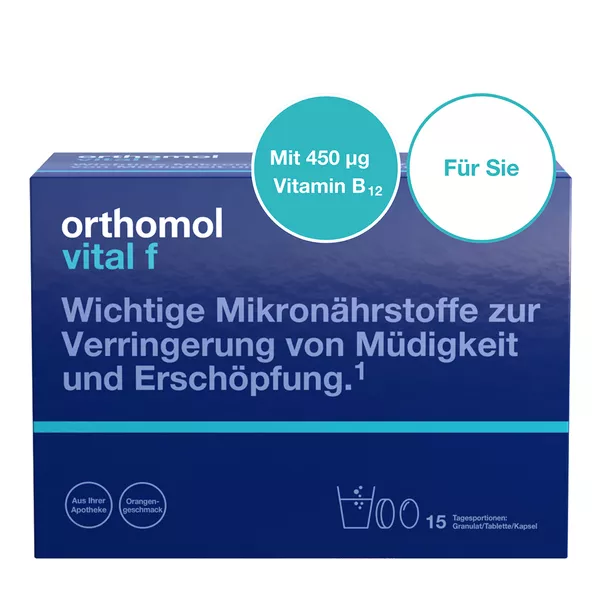 Orthomol Vital f Granulat/Tablette/Kapsel Orange 1 St