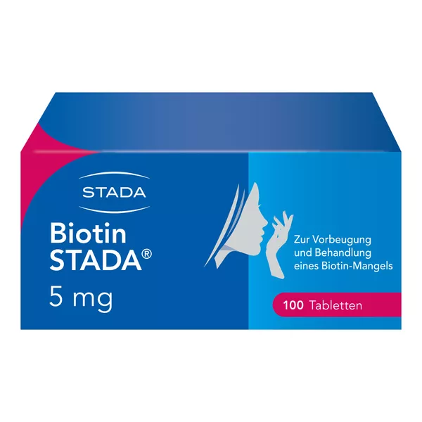 Biotin STADA 5mg Tabletten bei Biotinmangel 100 St