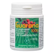 Produktabbildung: GUARANA 1000 mg 60 St
