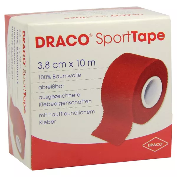 Draco Tapeverband 3,8 cmx10 m rot 1 St