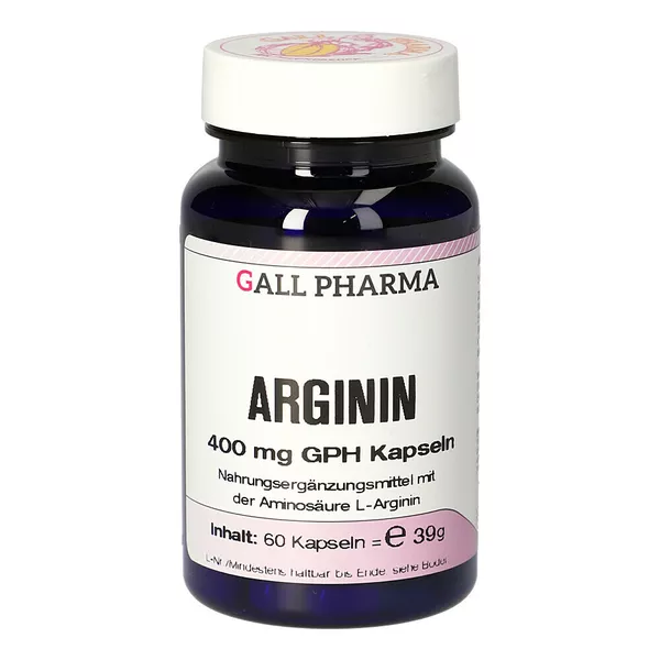 Arginin 400 mg GPH Kapseln 60 St