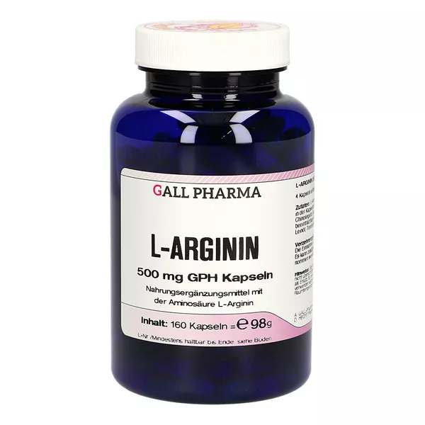 L-arginin 500 mg GPH Kapseln 160 St