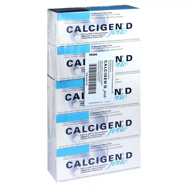 Calcigen D 1000 mg/880 I.E. forte 50 St