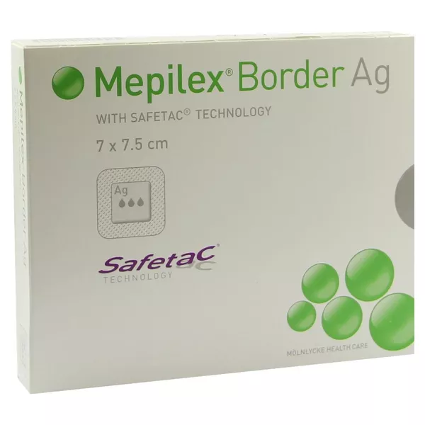 Mepilex Border Ag Schaumverb.7x7,5 cm st 5 St