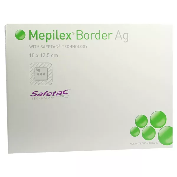 Mepilex Border Ag Schaumverb.10x12,5 cm 5 St