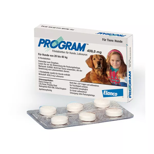 Program 409,8 mg 20-40 kg Tabl.f.Hunde 6 St
