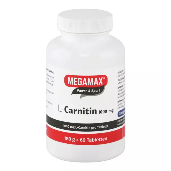 MEGAMAX L-Carnitin 1000 mg 60 St